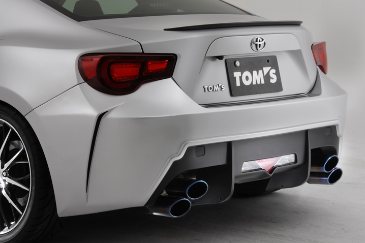 Toms Racing Online Shop Toyota 86 Rear Bumper Racing Painted